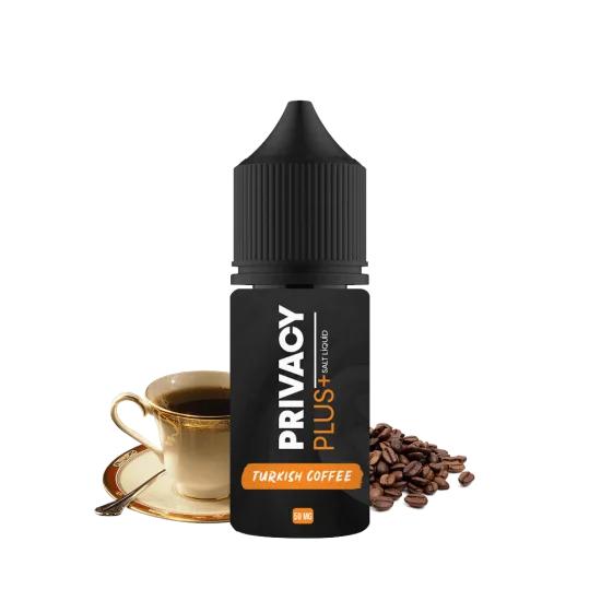 PRİVACY PLUS - Turkish Coffee - 30ML Salt Likit PRİVACY PLUS - Turkish Coffee - 30ML Salt Likit