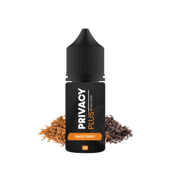 PRİVACY PLUS - Turkish Tobacco - 30ML Salt Likit PRİVACY PLUS - Turkish Tobacco - 30ML Salt Likit